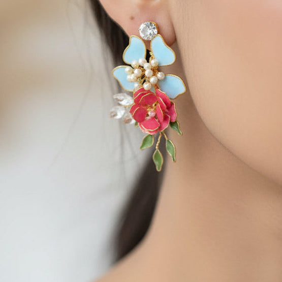 Rosaline Blue Earrings